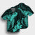 Hawaiian Hibiscus Memory Turtle Polynesian Hawaiian Shirt Turquoise - AH - Polynesian Pride