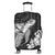 Hawaiian Hibiscus Memory Turtle Polynesian Luggage Covers White - AH Black - Polynesian Pride