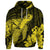 Custom Hawaiian Hibiscus Memory Turtle Polynesian Hoodie Yellow - Polynesian Pride