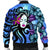 Hawaiian Hibiscus Plumeria Hula Girl Polynesian Bomber Jacket - AH - Polynesian Pride