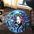 Hawaiian Hibiscus Plumeria Hula Girl Polynesian Round Carpet - AH - Polynesian Pride