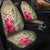 Hawaiian Hibiscus Plumeria Palm Leaves Lauhala Background Polynesian Car Seat Covers - AH - Polynesian Pride