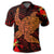 Hawaiian Hibiscus Plumeria Red Big Turtle Polynesian Polo Shirt - Polynesian Pride