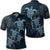 Hawaiian Hibiscus Plumeria Sea Turtle Polynesian Polo Shirt Unisex Black - Polynesian Pride