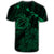 Hawaiian Hibiscus Sea Turtle Swim Polynesian T Shirt Green - Polynesian Pride