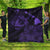 Hawaiian Hibiscus Sea Turtle Swim Polynesian Premium Quilts - Purple - AH Black - Polynesian Pride