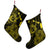 Hawaiian Hibiscus Sea Turtle Swim Polynesian Christmas Stocking - Yellow - AH - Polynesian Pride