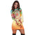 Hawaiian Hibiscus Strelitzia Flower Dreamcatcher Hoodie Dress - AH - Polynesian Pride