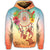 Hawaiian Hibiscus Strelitzia Flower Dreamcatcher Hoodie - Polynesian Pride