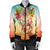 Hawaiian Hibiscus Strelitzia Flower Dreamcatcher Bomber Jacket - AH - Polynesian Pride