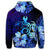 Hawaiian Hibiscus Tropical Deep Ocean Turtle Sea Hoodie - Polynesian Pride