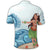 Hawaiian Hula Dance Cartoon Hibiscus Wave Polo Shirt - Polynesian Pride