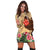 Hawaiian Hula Girl And Hibiscus Polynesian Hoodie Dress - AH - Polynesian Pride