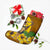 Hawaiian Hula Girl Monstera Hibiscus Polynesian Christmas Stocking - AH - Polynesian Pride