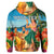 Custom Hawaiian Hula Sing Dance On Beach Hoodie - Polynesian Pride