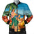 Hawaiian Hula Sing Dance On Beach Bomber Jacket - AH Black Unisex - Polynesian Pride