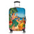 Hawaiian Hula Sing Dance On Beach Luggage Covers - AH Black - Polynesian Pride