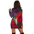 Hawaiian Hummingbird And Hibiscus Polynesian Hoodie Dress - AH - Polynesian Pride