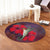 Hawaiian Hummingbird And Hibiscus Polynesian Round Carpet - AH - Polynesian Pride