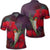 Hawaiian Hummingbird and Hibiscus Polynesian Polo Shirt Unisex Black - Polynesian Pride