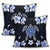 Hawaiian Icon Blue Turtle Plumeria Pillow Covers AH - Polynesian Pride