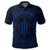 Hawaiian Kakau Honu Arc Polynesian Blue Polo Shirt - Polynesian Pride