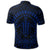 Hawaiian Kakau Honu Arc Polynesian Blue Polo Shirt - Polynesian Pride