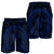 Hawaiian Kakau Honu Arc Polynesian Blue Men's Shorts - AH - Polynesian Pride