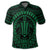 Hawaiian Kakau Honu Arc Polynesian Green Polo Shirt - Polynesian Pride