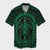 Hawaiian Kakau Honu Arc Polynesian Green Hawaiian Shirt - AH Unisex Black - Polynesian Pride