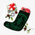 Hawaiian Kakau Honu Arc Polynesian Green Christmas Stocking - AH - Polynesian Pride