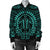 Hawaiian Kakau Honu Arc Polynesian Turquoise Bomber Jacket - AH - Polynesian Pride