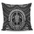 Hawaiian Kakau Honu Arc Polynesian White Pillow Covers - AH Pillow Covers Black - Polynesian Pride