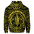 Hawaiian Kakau Honu Arc Polynesian Yellow Hoodie - Polynesian Pride