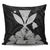 Hawaiian Kanaka Pillow Covers Hibiscus Polynesian Love - Gray - AH Pillow Covers Black - Polynesian Pride