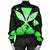 Hawaiian Kanaka Bomber Jacket Hibiscus Polynesian Love - Green - AH - Polynesian Pride