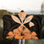 Hawaiian Kanaka Hooded Blanket Hibiscus Polynesian Love - Orange - AH - Polynesian Pride