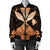 Hawaiian Kanaka Bomber Jacket Hibiscus Polynesian Love - Orange - AH - Polynesian Pride