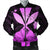 Hawaiian Kanaka Bomber Jacket Hibiscus Polynesian Love - Pink - AH Black Unisex - Polynesian Pride