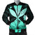 Hawaiian Kanaka Bomber Jacket Hibiscus Polynesian Love - Turquoise - AH Black Unisex - Polynesian Pride