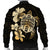 Hawaiian Kanaka Hibiscus Plumeria Mix Polynesian Turtle Bomber Jacket - AH - Polynesian Pride