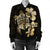 Hawaiian Kanaka Hibiscus Plumeria Mix Polynesian Turtle Bomber Jacket - AH - Polynesian Pride