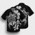 Hawaiian Kanaka Hibiscus Plumeria Mix Polynesian Turtle Hawaiian Shirt - Gray - AH - Polynesian Pride