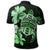 Hawaiian Kanaka Hibiscus Plumeria Mix Polynesian Turtle Polo Shirt Green - Polynesian Pride