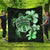 Hawaiian Kanaka Hibiscus Plumeria Mix Polynesian Turtle Premium Quilts - Green - AH Black - Polynesian Pride