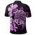 Hawaiian Kanaka Hibiscus Plumeria Mix Polynesian Turtle Polo Shirt Pink - Polynesian Pride