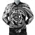 Hawaiian Kanaka Honu Hibiscus Tornando Polynesian Bomber Jacket - AH Black Unisex - Polynesian Pride