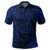 Hawaiian Kanaka Honu Hibiscus Tornando Polynesian Blue Polo Shirt - Polynesian Pride