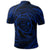 Hawaiian Kanaka Honu Hibiscus Tornando Polynesian Blue Polo Shirt - Polynesian Pride