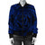 Hawaiian Kanaka Honu Hibiscus Tornando Polynesian Blue Bomber Jacket - AH - Polynesian Pride